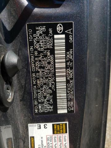 Photo 10 from auction – 2011 SCION TC with VIN JTKJF5C71B3008885