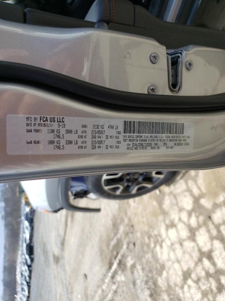 Photo 10 from auction – 2020 JEEP COMPASS TR with VIN 3C4NJDDB6LT122231
