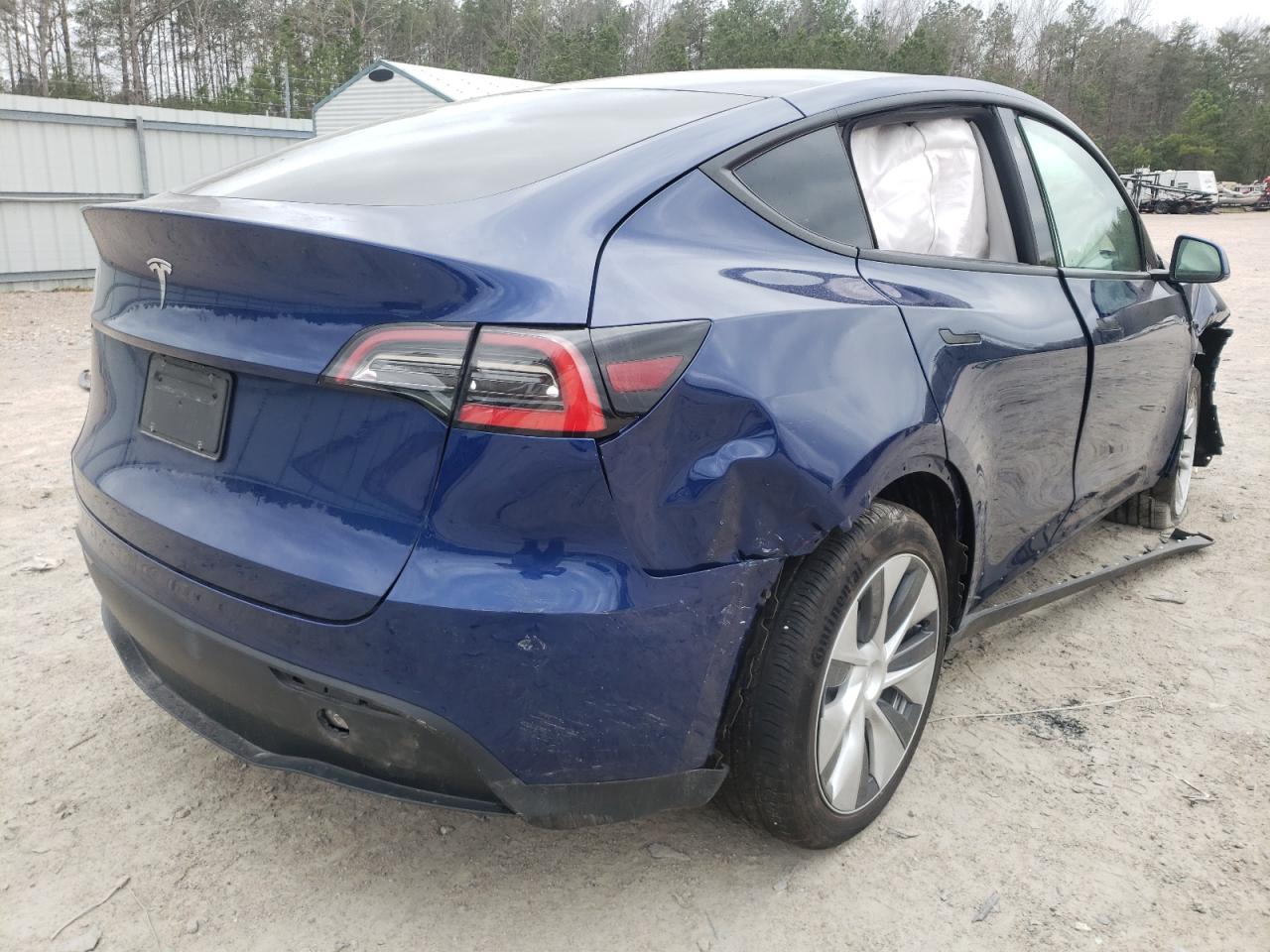 Photo 4 from auction – 2021 TESLA MODEL Y with VIN 5YJYGDED2MF104935