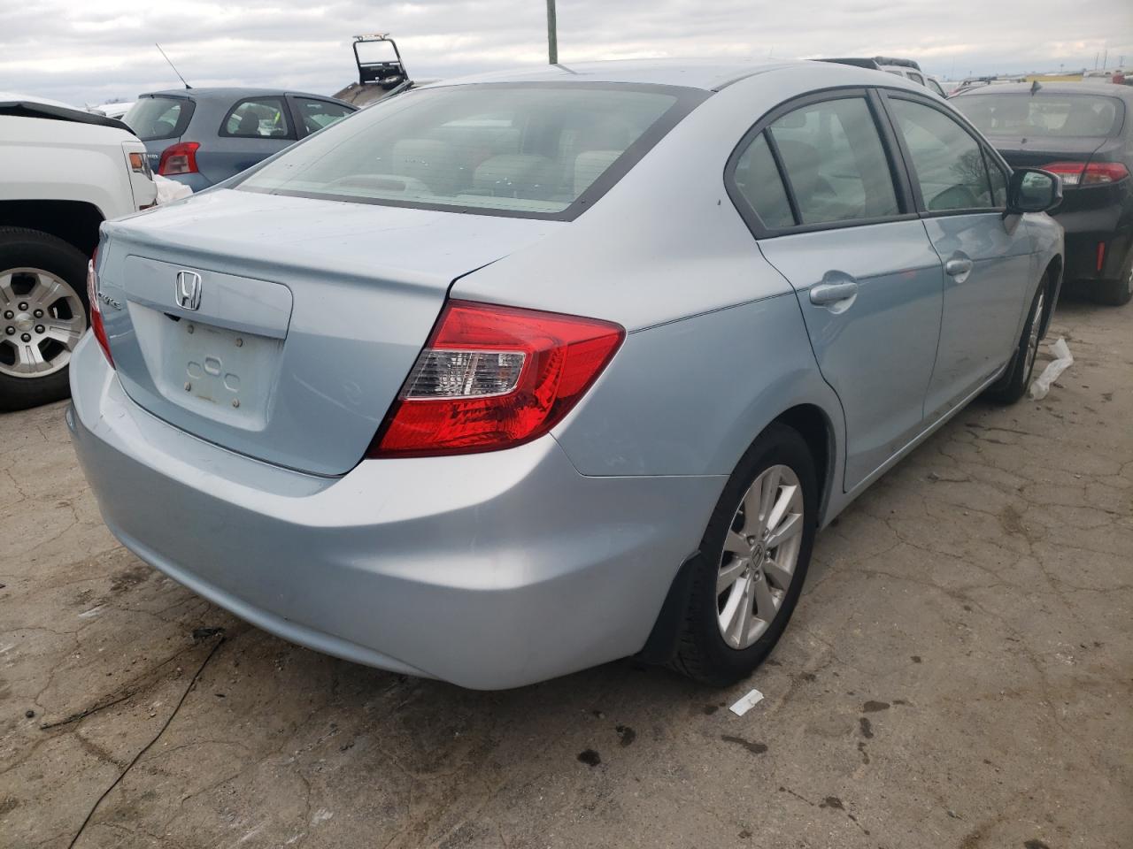 Photo 4 from auction – 2012 HONDA CIVIC EX with VIN 19XFB2F80CE055377
