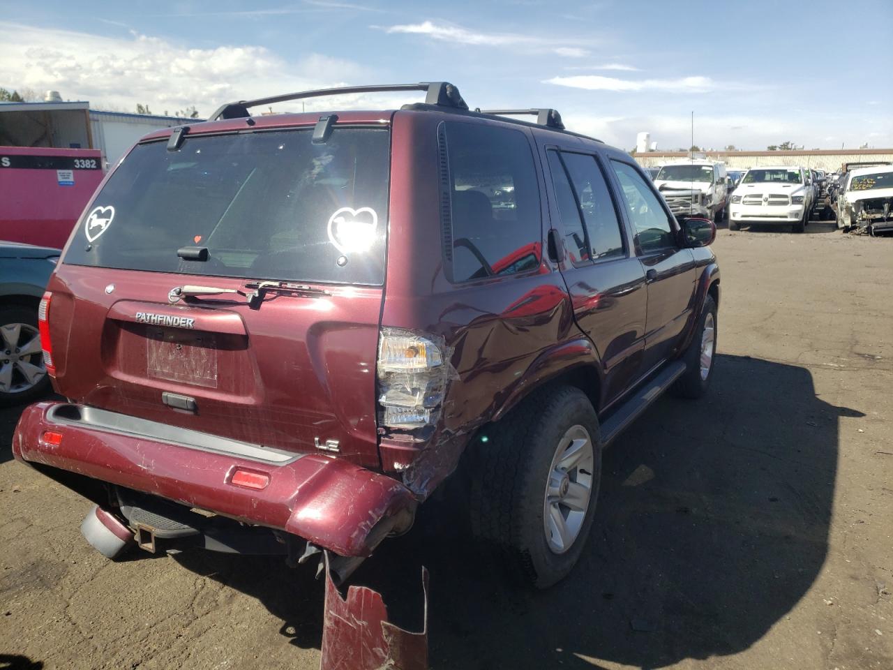 Photo 4 from auction – 2002 NISSAN PATHFINDER with VIN JN8DR09Y02W715560