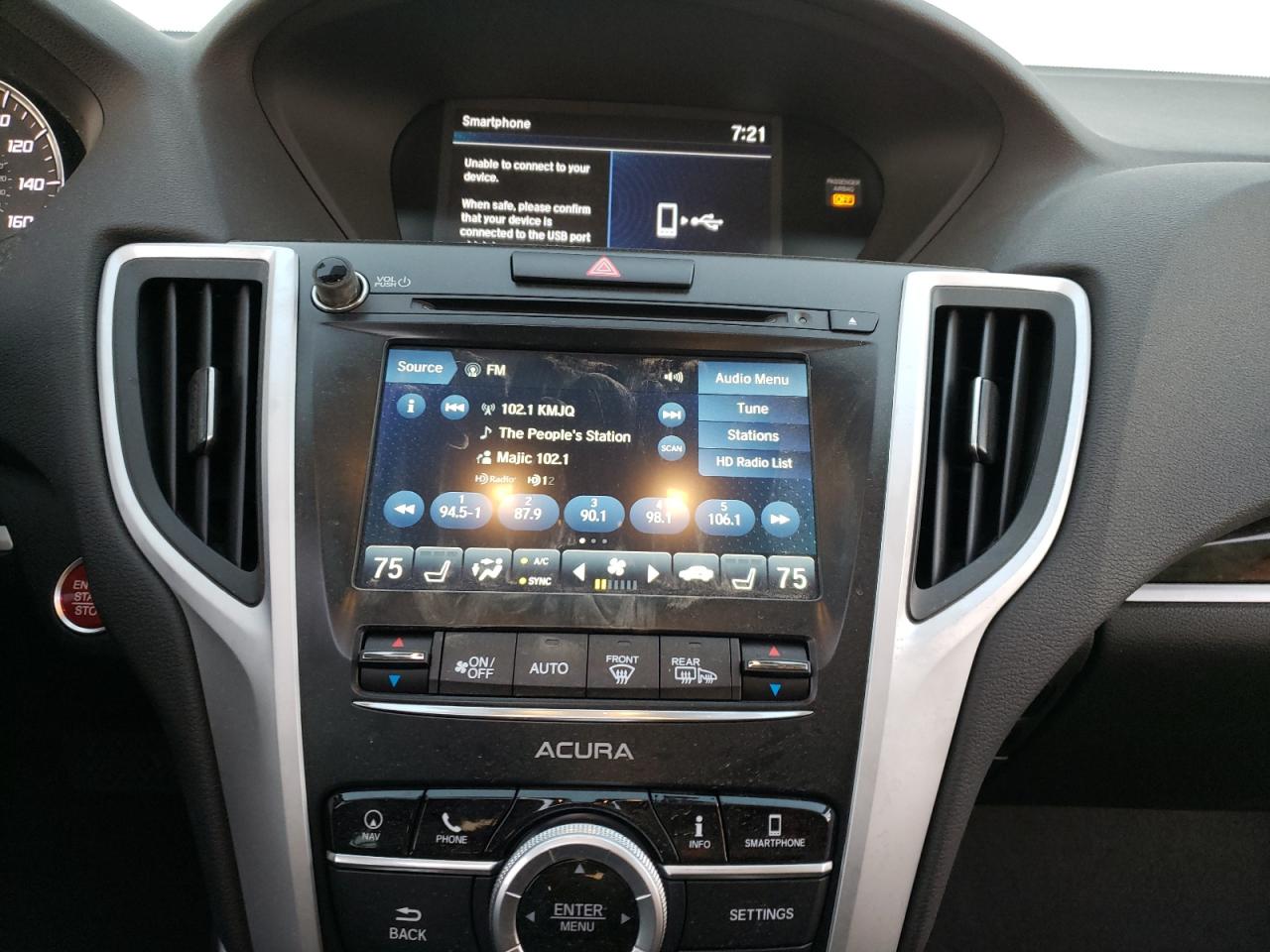 Photo 9 from auction – 2020 ACURA TLX TECHNO with VIN 19UUB2F4XLA005109