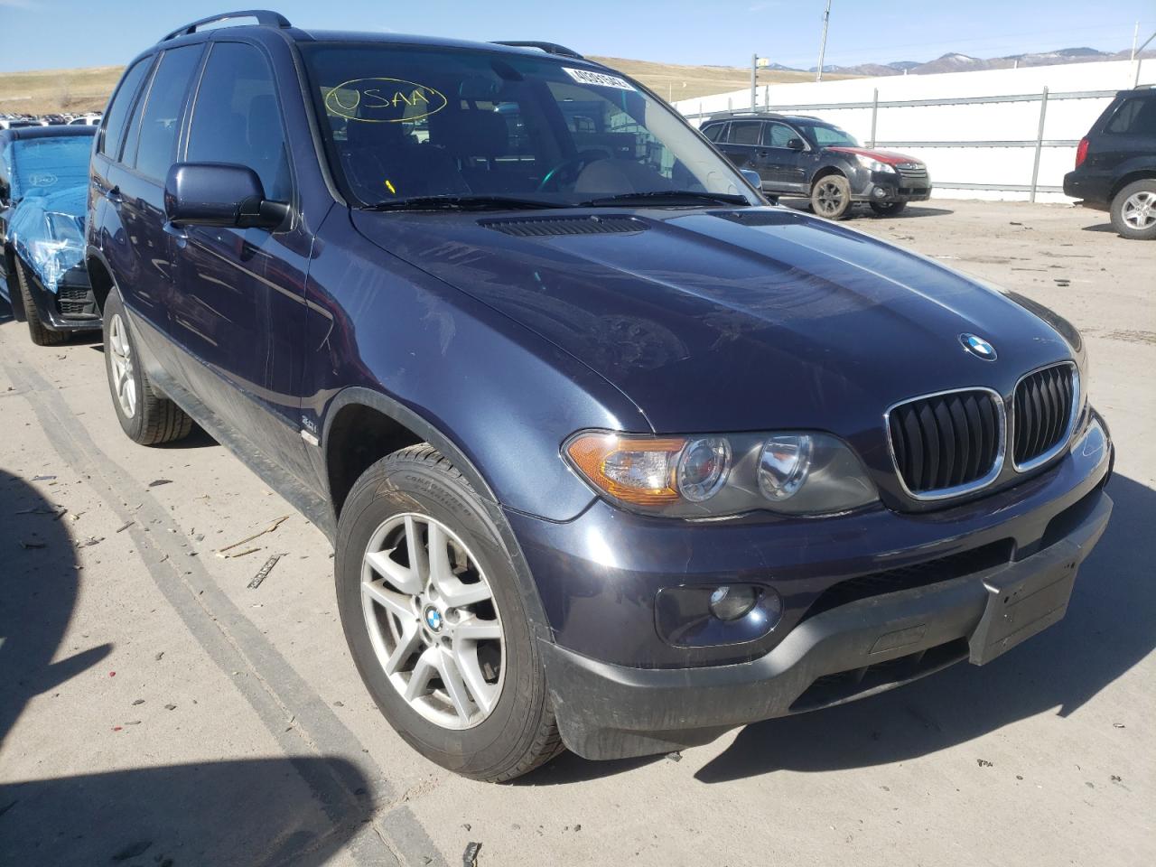 BMW X5 3.0I 2006 with VIN 5UXFA13556LF99085 - Photo from auction