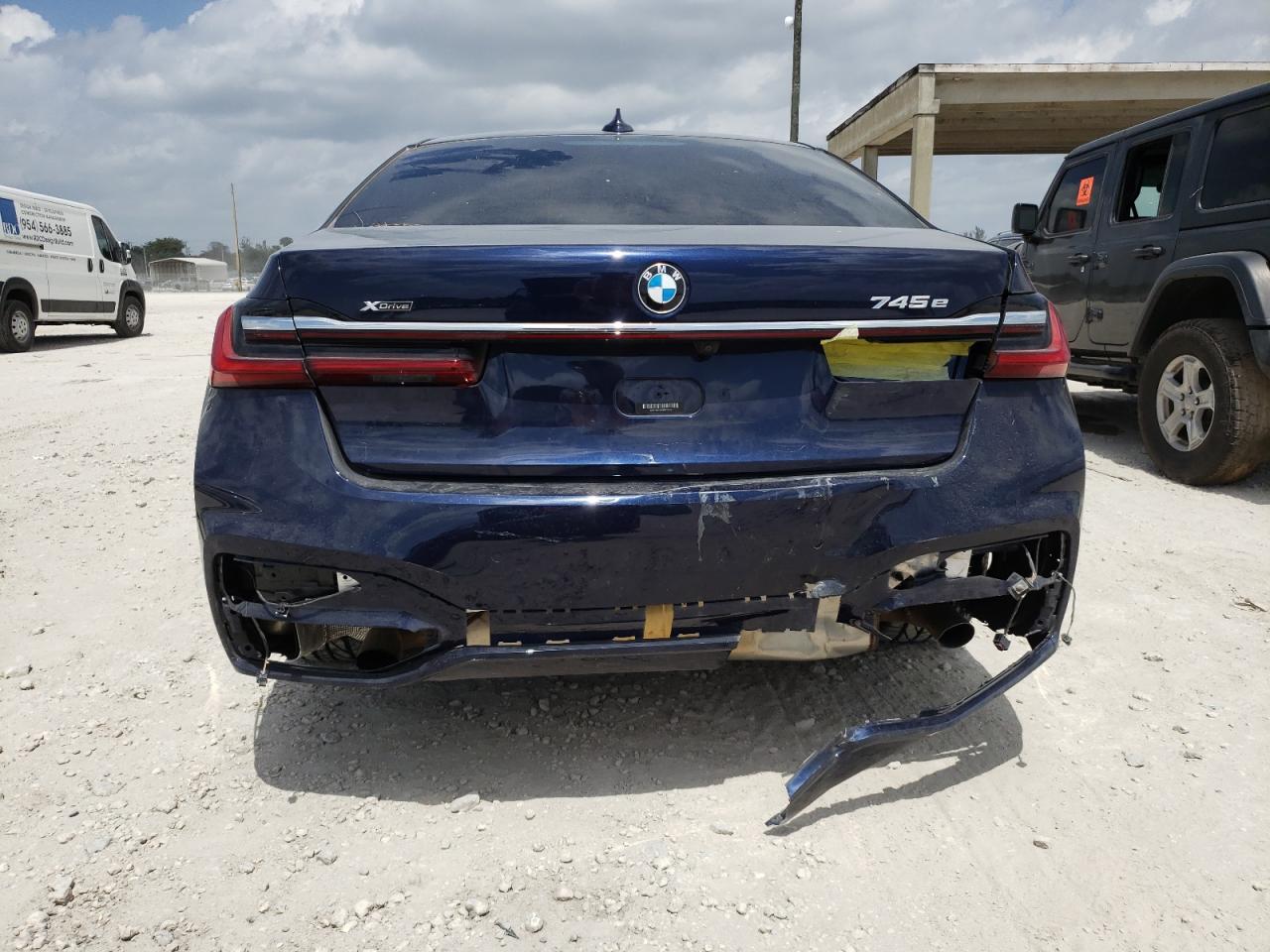 Photo 9 from auction – 2020 BMW 745XE with VIN WBA7W4C06LBM70572