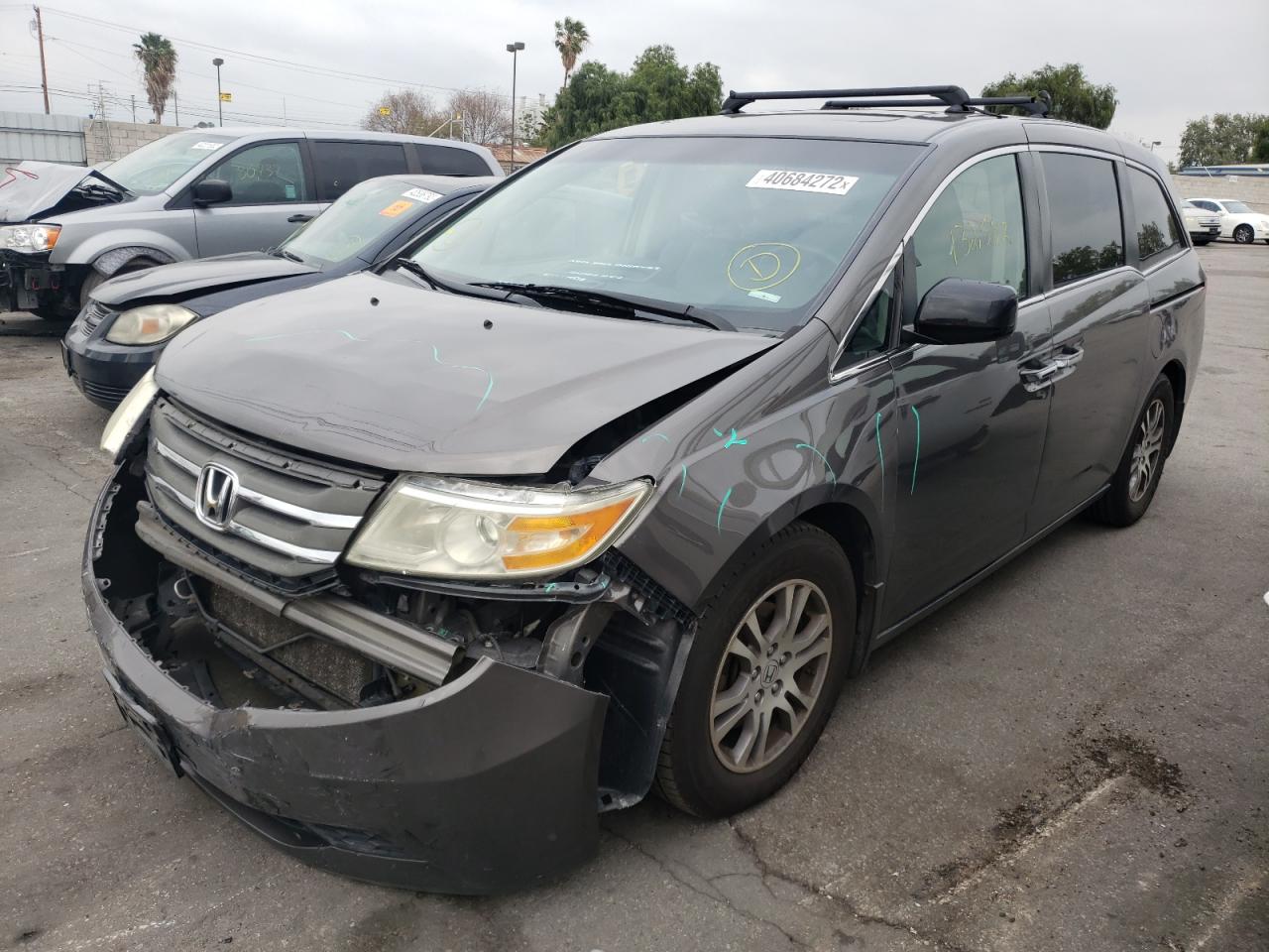 Photo 2 from auction – 2011 HONDA ODYSSEY EX with VIN 5FNRL5H61BB009010