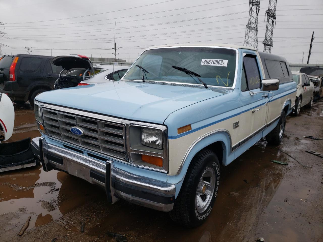 Photo 2 from auction – 1986 FORD F150 with VIN 1FTDF15N8GPA01506