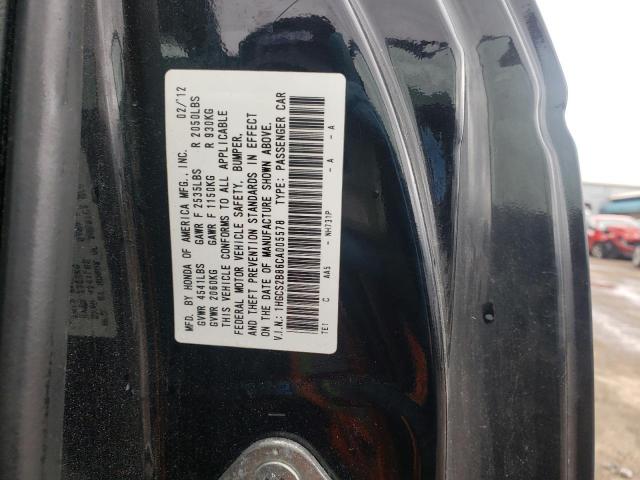Photo 10 from auction – 2012 HONDA ACCORD EXL with VIN 1HGCS2B86CA005578