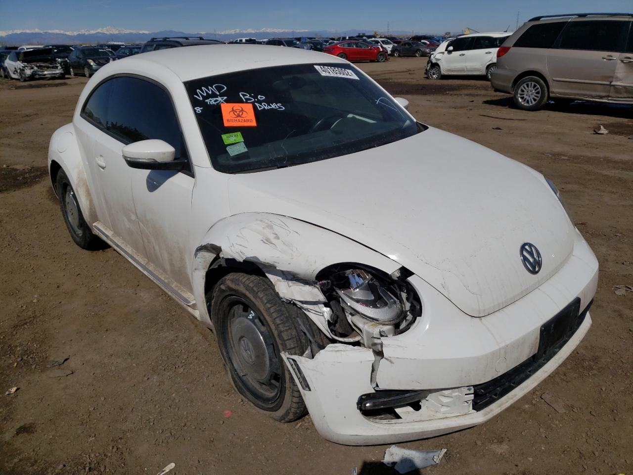 VOLKSWAGEN BEETLE 2014 with VIN 3VWJP7AT5EM613251 - Photo from auction