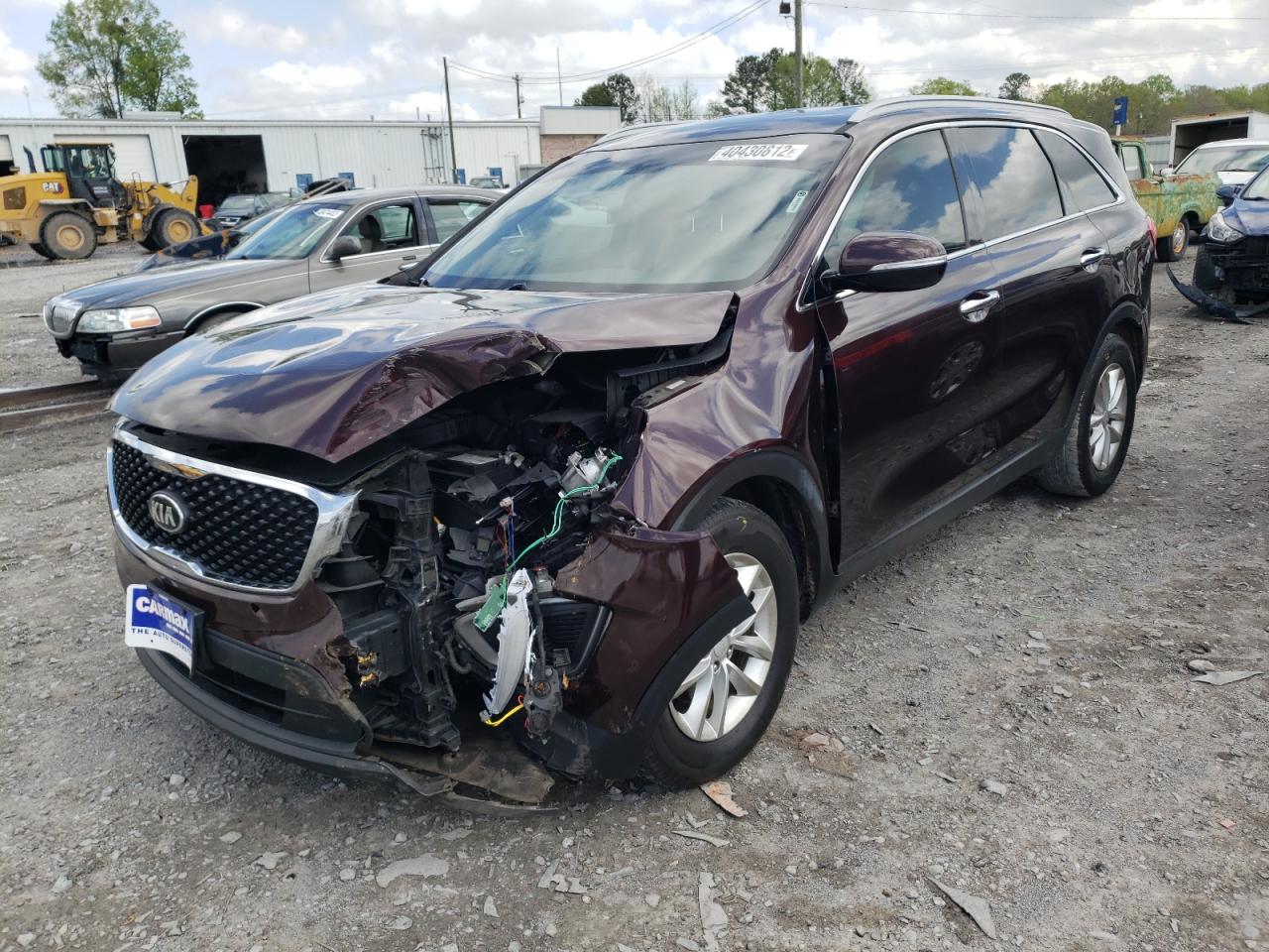 Photo 2 from auction – 2016 KIA SORENTO with VIN 5XYPG4A55GG043149