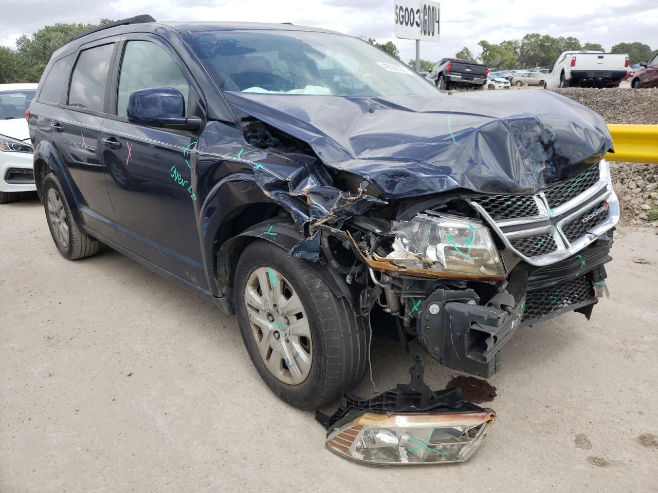 DODGE JOURNEY SX 2018 with VIN 3C4PDCBG5JT508516 - Photo from auction