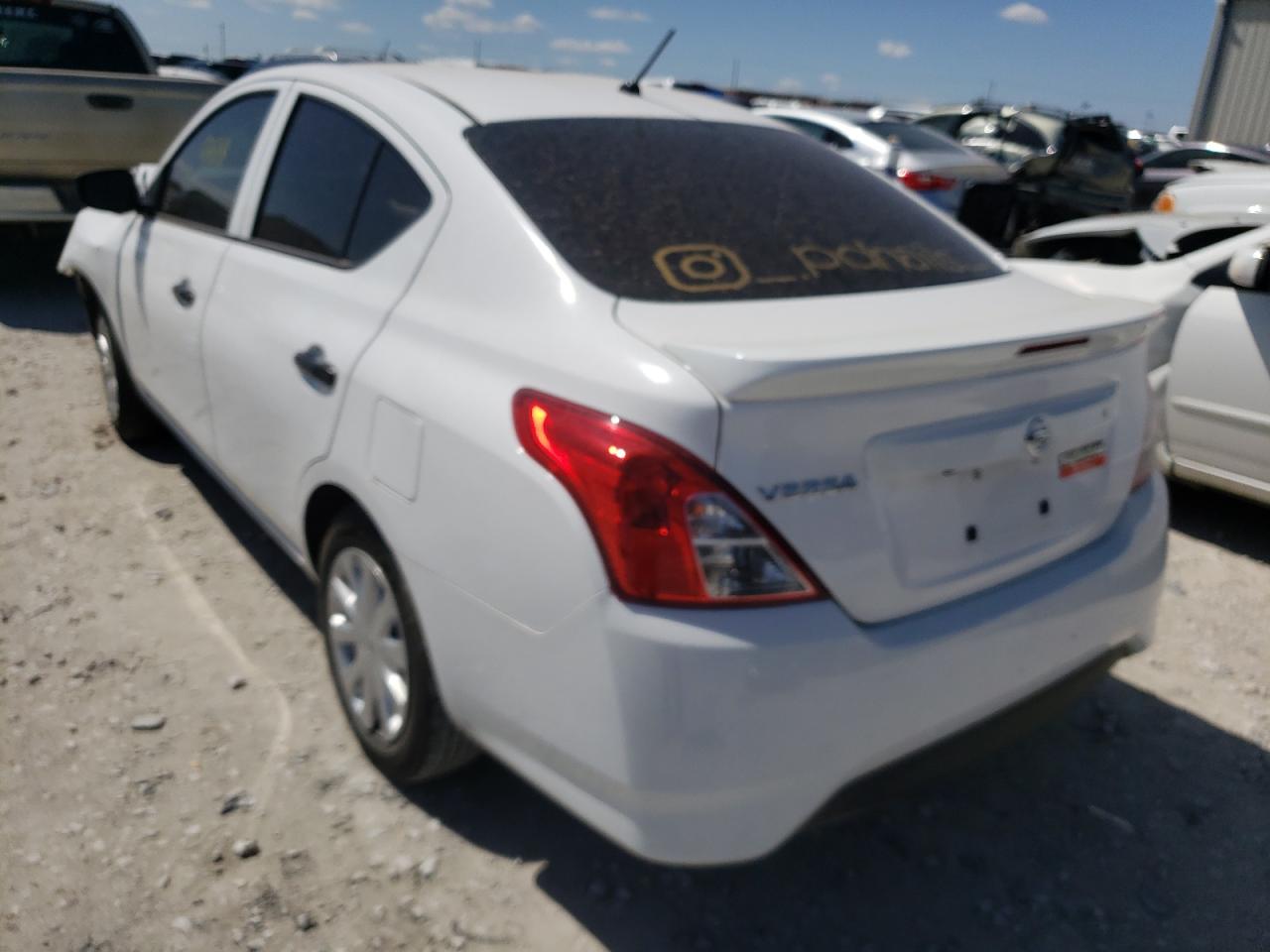 Photo 3 from auction – 2019 NISSAN VERSA S with VIN 3N1CN7APXKL844932