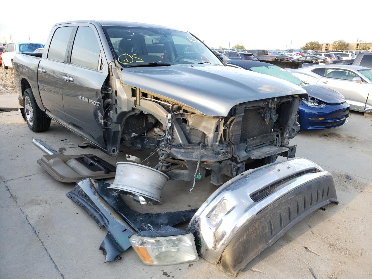 DODGE RAM 1500 S 2012 with VIN 1C6RD6LTXCS117217 - Photo from auction