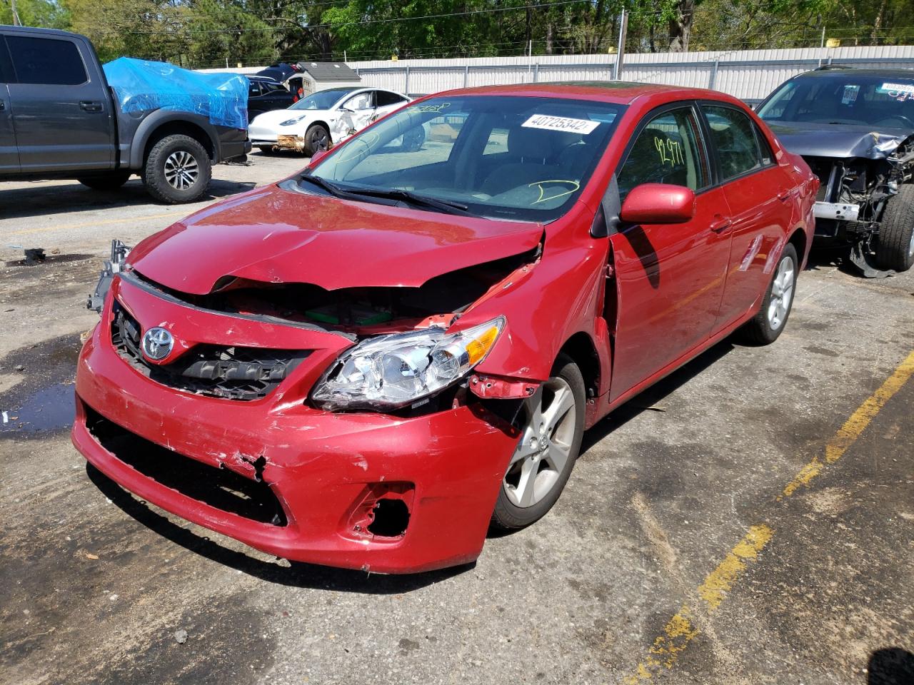 Photo 2 from auction – 2011 TOYOTA COROLLA BA with VIN 2T1BU4EE3BC599767