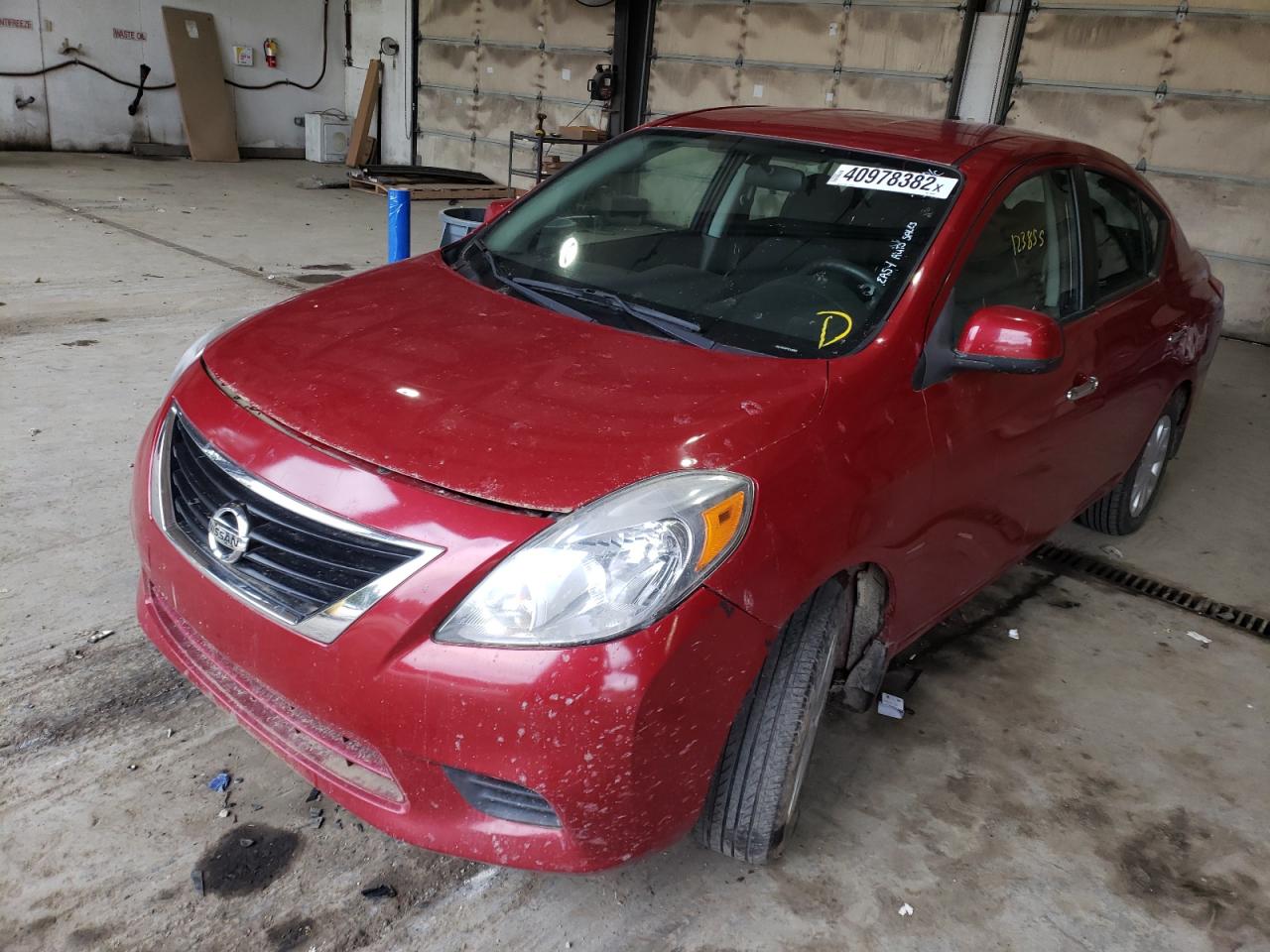 Photo 2 from auction – 2012 NISSAN VERSA S with VIN 3N1CN7AP7CL928028