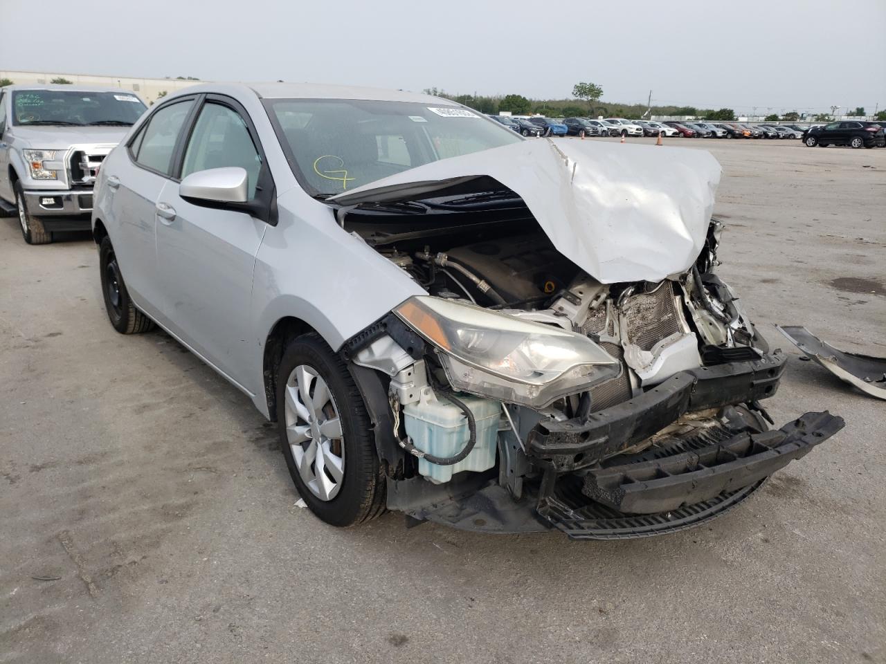 TOYOTA COROLLA L 2015 with VIN 2T1BURHEXFC292272 - Photo from auction