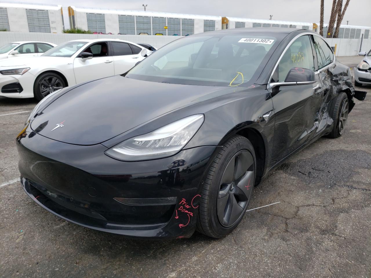 Photo 2 from auction – 2019 TESLA MODEL 3 with VIN 5YJ3E1EB4KF384433