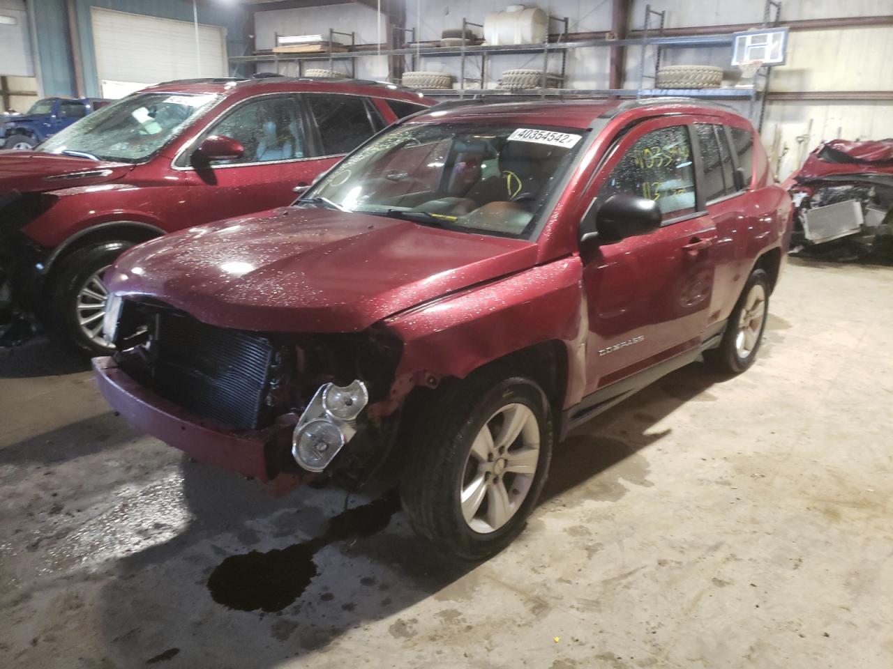 Photo 2 from auction – 2012 JEEP COMPASS SP with VIN 1C4NJDBB7CD604179