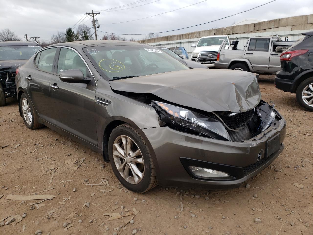 KIA OPTIMA EX 2013 with VIN 5XXGN4A72DG254154 - Photo from auction