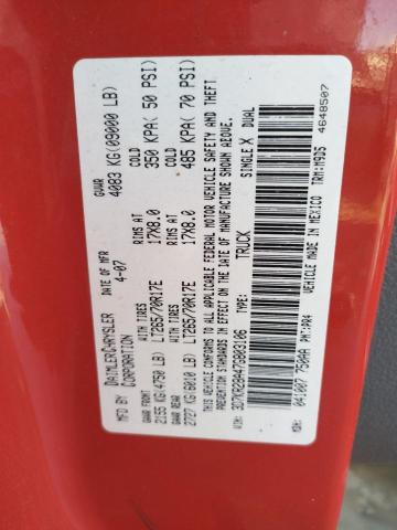 Photo 10 from auction – 2007 DODGE RAM 2500 S with VIN 3D7KR28A47G803106