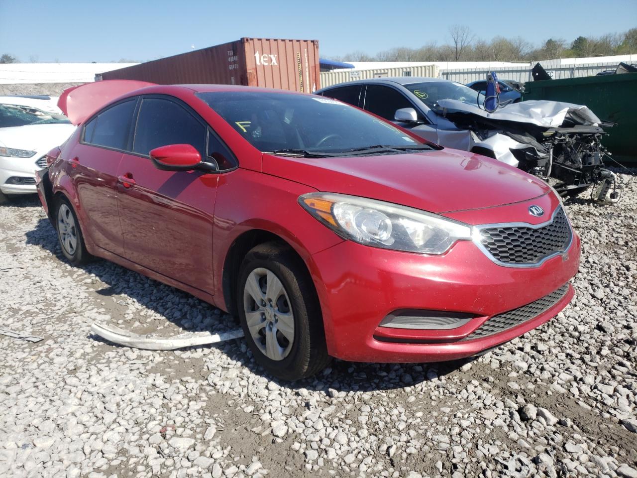 KIA FORTE LX 2016 with VIN KNAFK4A69G5438377 - Photo from auction