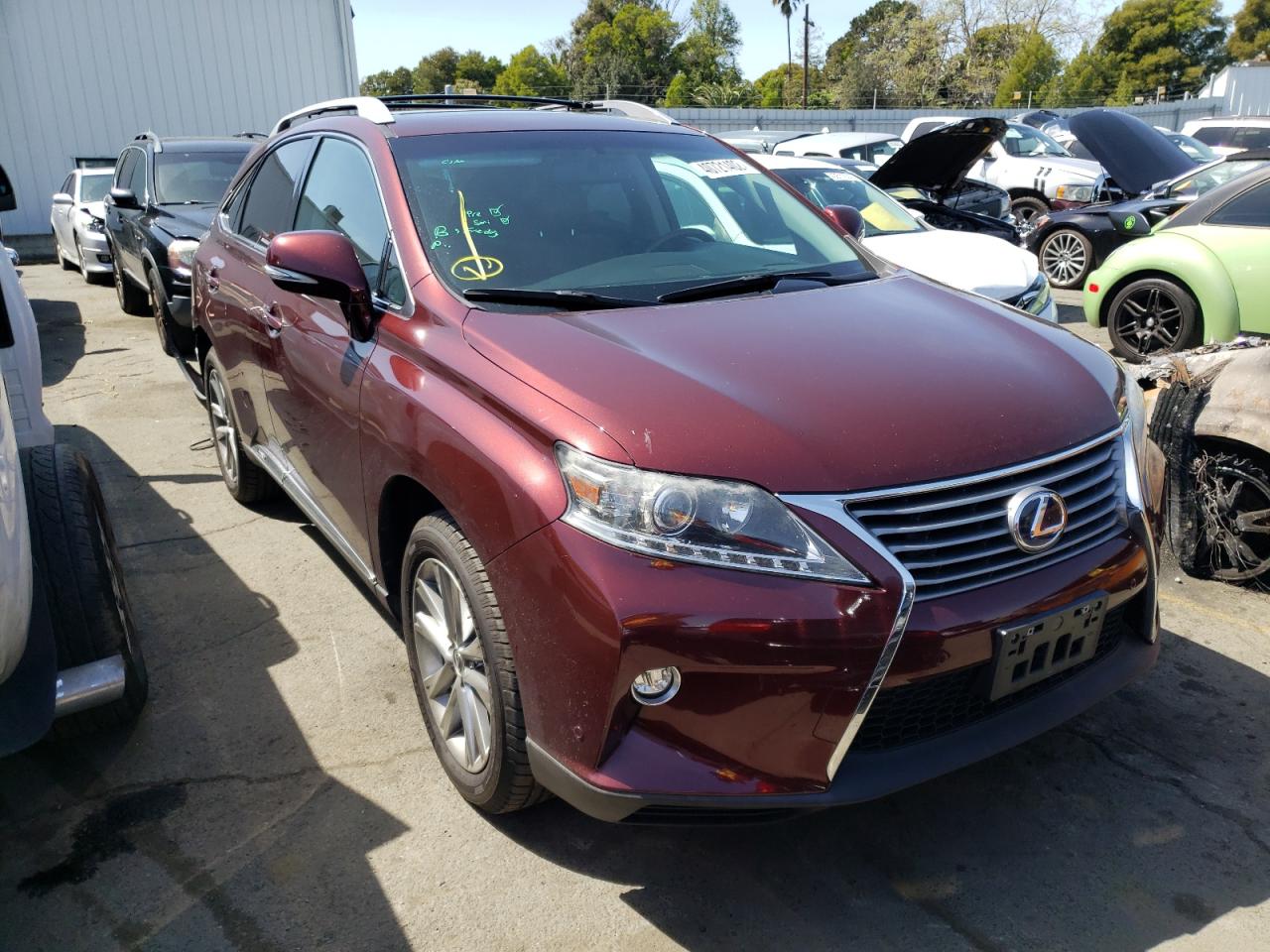 LEXUS RX 450H 2015 with VIN 2T2BC1BA0FC003065 - Photo from auction