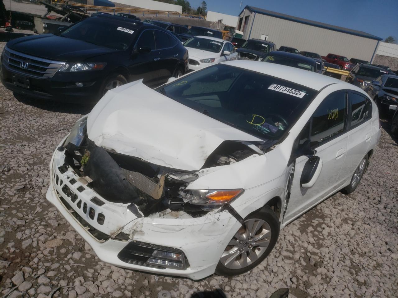 Photo 2 from auction – 2013 HONDA INSIGHT EX with VIN JHMZE2H75DS001076