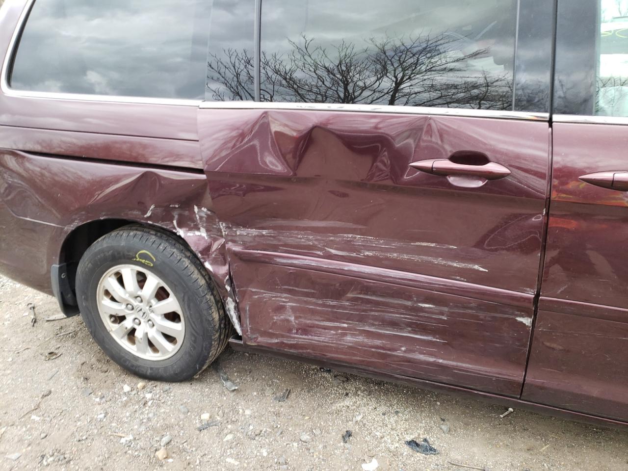 Photo 9 from auction – 2009 HONDA ODYSSEY EX with VIN 5FNRL38469B405673