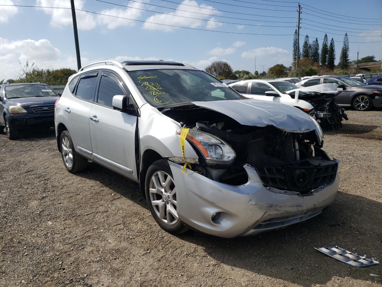 Photo 1 from auction – 2013 NISSAN ROGUE S/SV with VIN JN8AS5MT7DW524558
