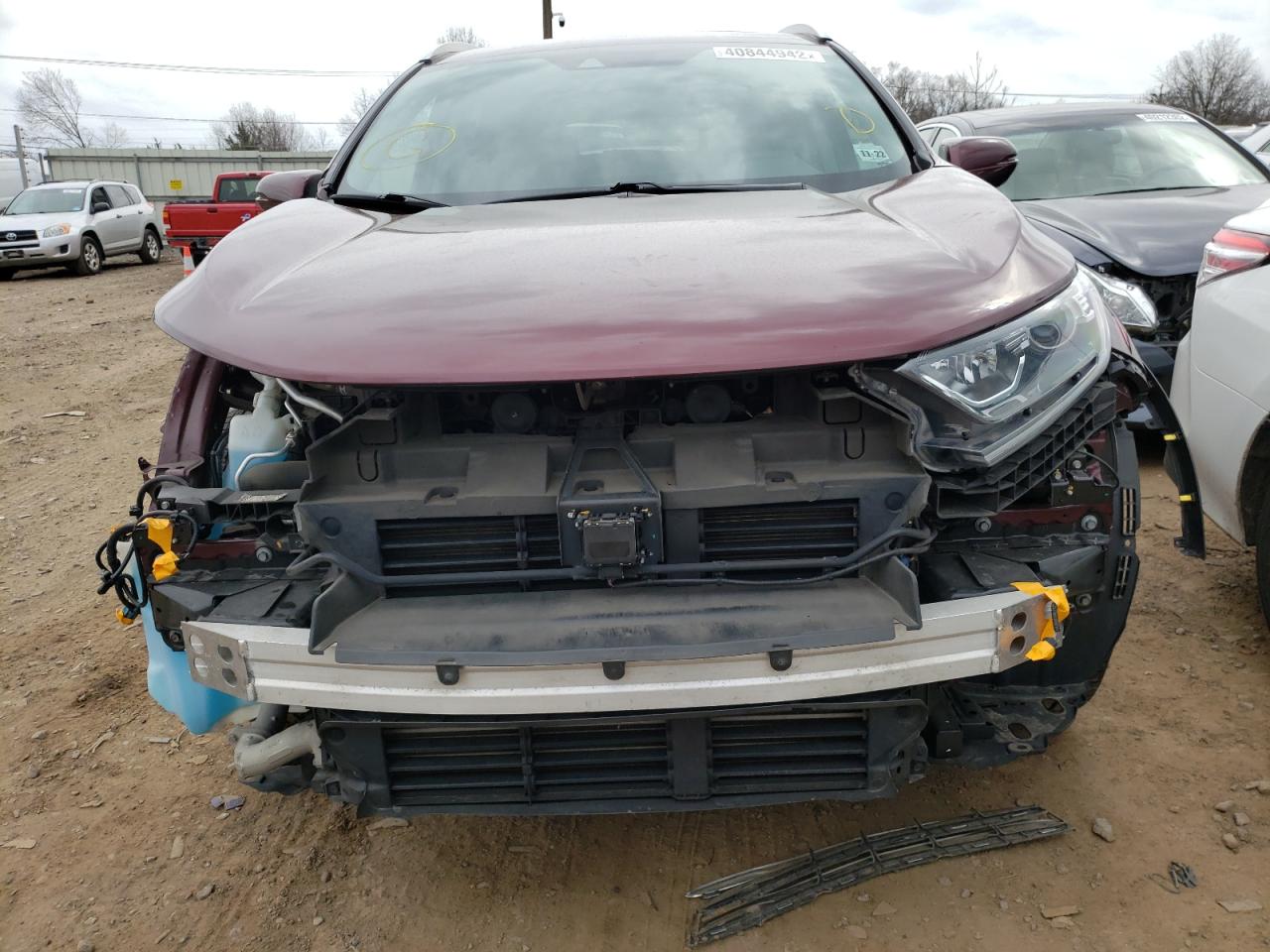 Photo 9 from auction – 2017 HONDA CR-V EX with VIN 2HKRW2H57HH666286