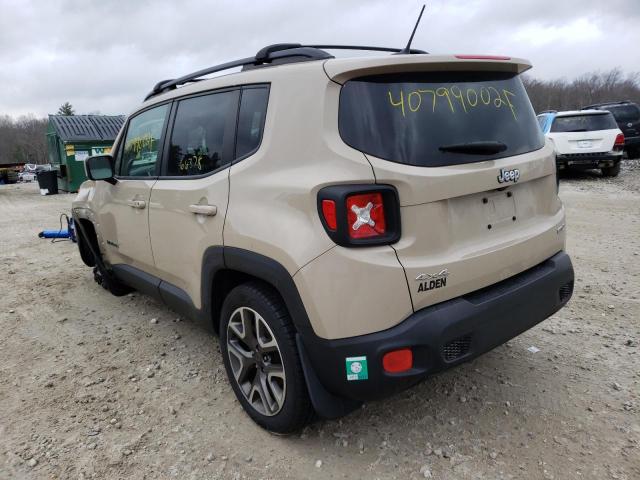 Photo 3 from auction – 2016 JEEP RENEGADE L with VIN ZACCJBBT3GPD27042