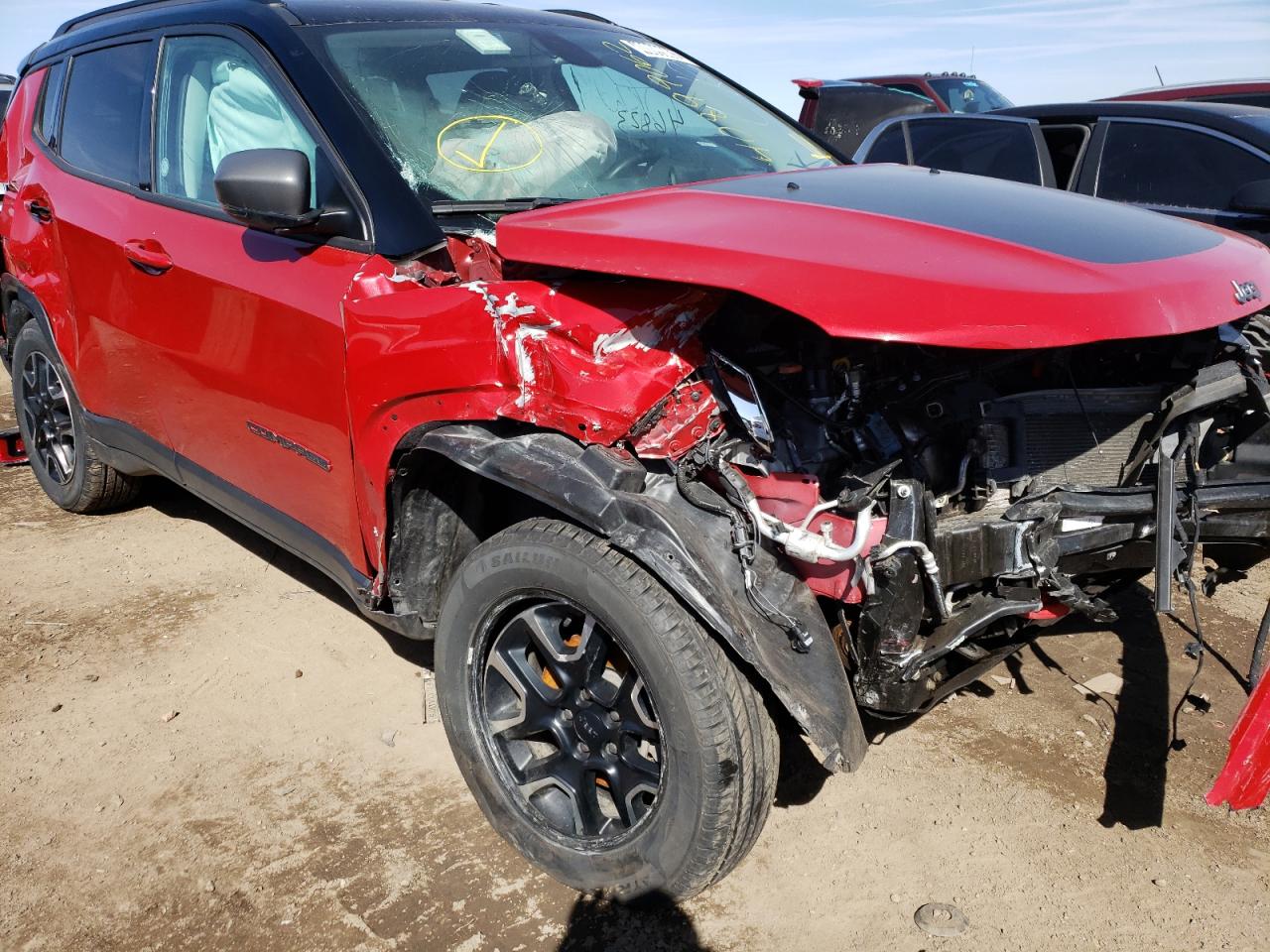 Photo 9 from auction – 2020 JEEP COMPASS TR with VIN 3C4NJDDB1LT208143