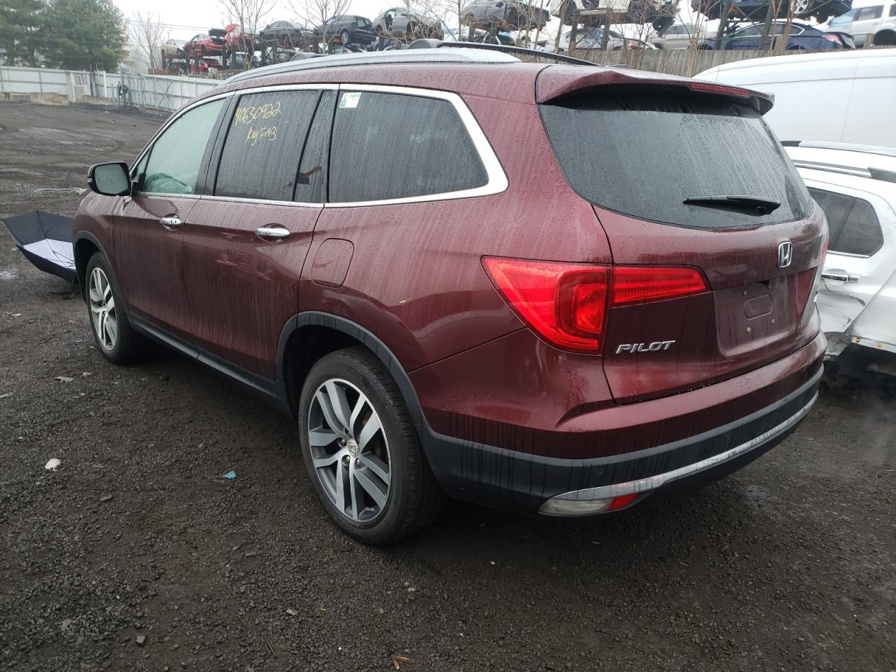 Photo 3 from auction – 2018 HONDA PILOT TOUR with VIN 5FNYF6H94JB021444