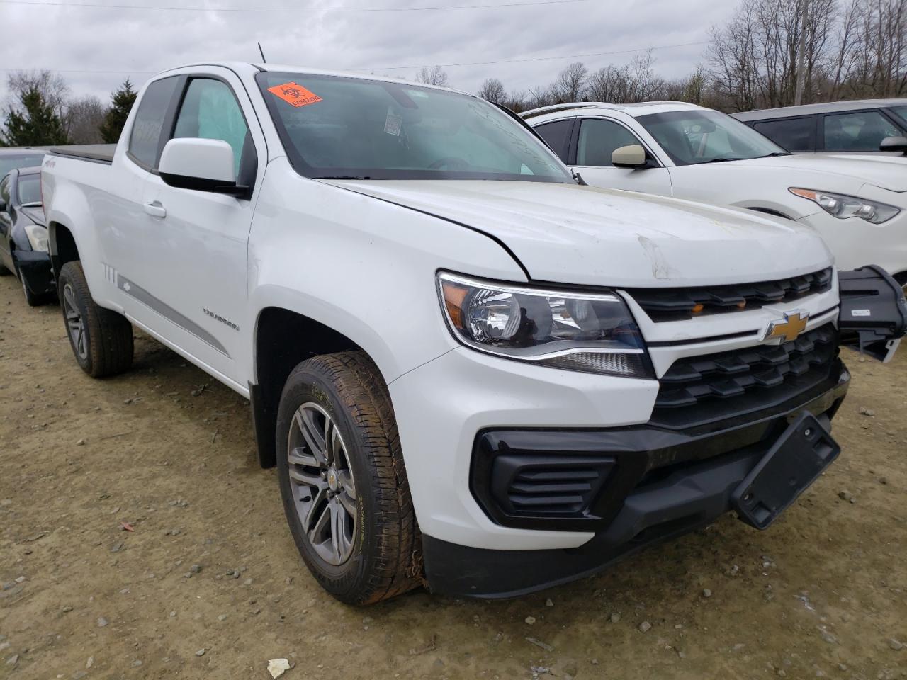 CHEVROLET COLORADO 2021 with VIN 1GCHTBEN2M1239415 - Photo from auction
