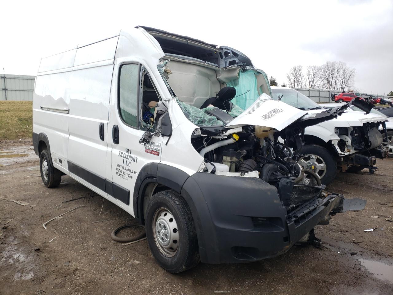 RAM PROMASTER 2021 with VIN 3C6LRVDG4ME565993 - Photo from auction