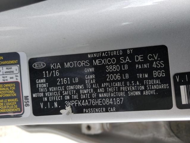 Photo 10 from auction – 2017 KIA FORTE LX with VIN 3KPFK4A76HE084187