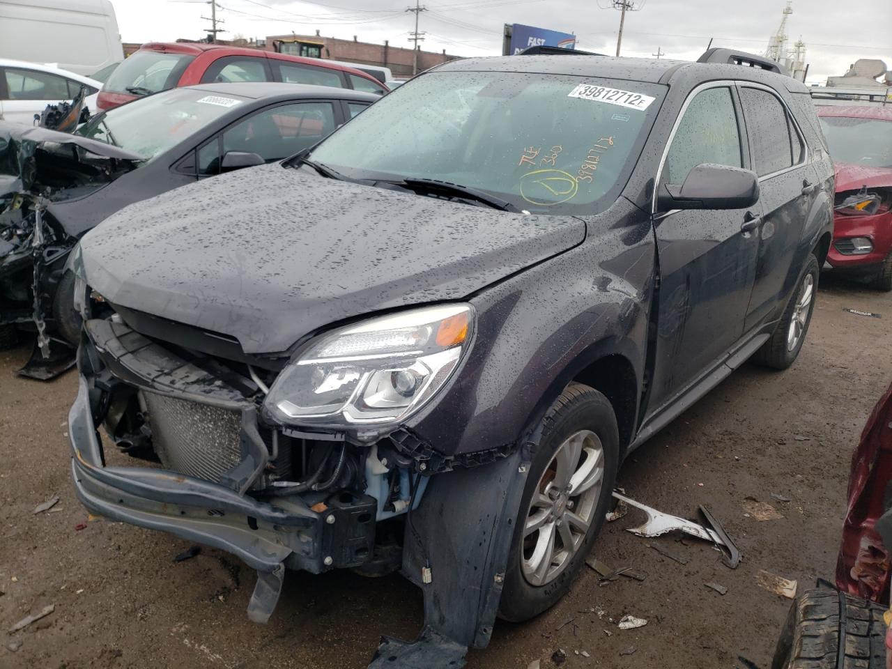 Photo 2 from auction – 2016 CHEVROLET EQUINOX LT with VIN 2GNALCEK1G6174367