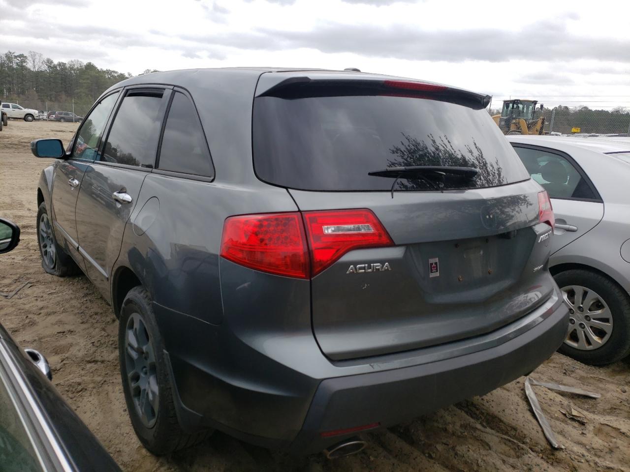 Photo 3 from auction – 2009 ACURA MDX TECHNO with VIN 2HNYD28689H507436