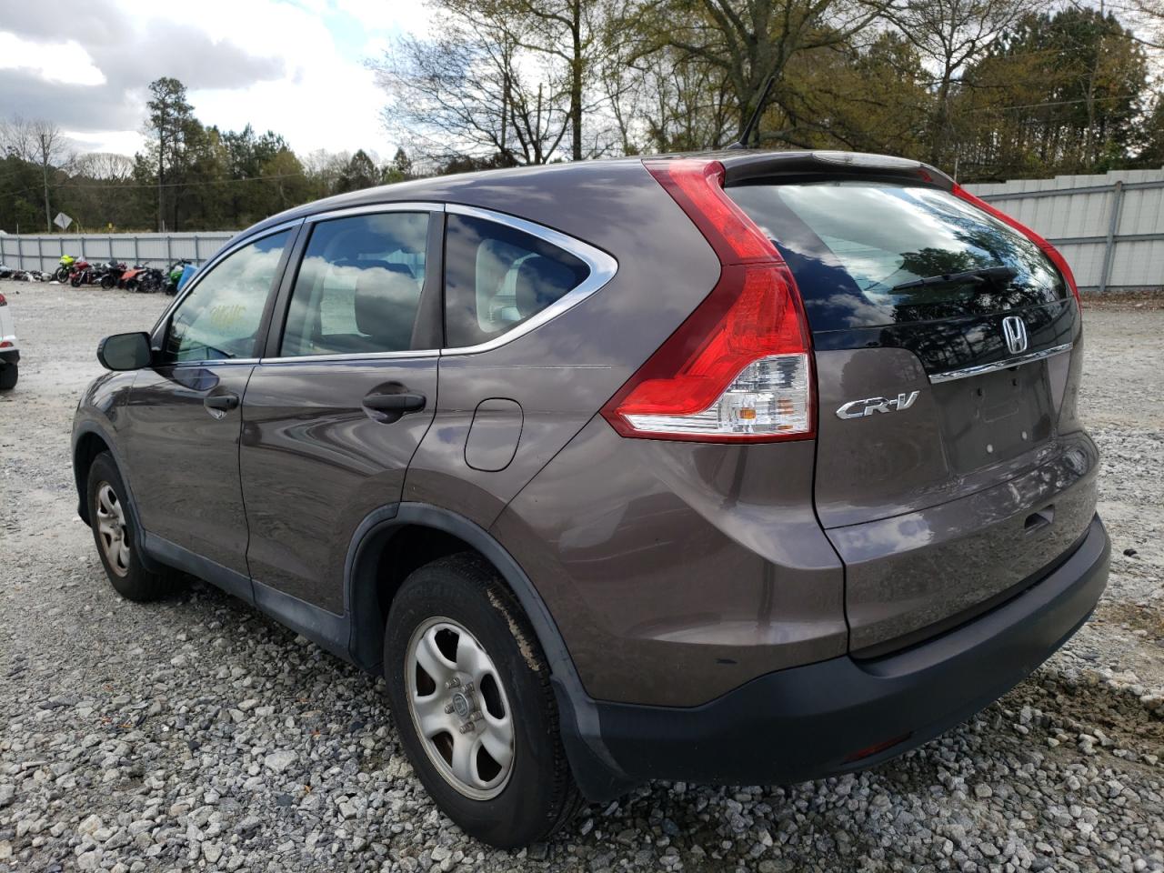 Photo 3 from auction – 2014 HONDA CR-V LX with VIN 2HKRM3H37EH564573