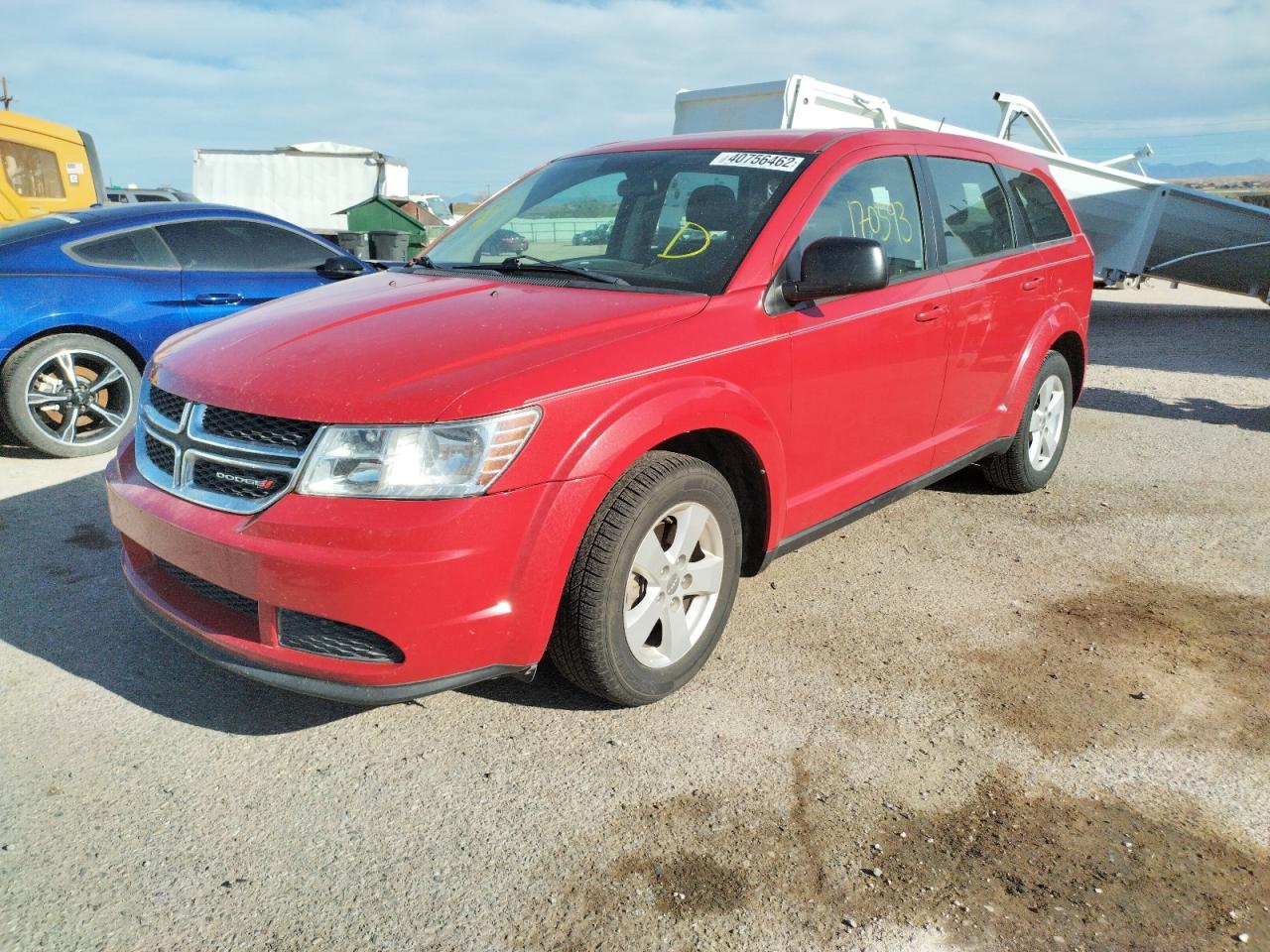 Photo 2 from auction – 2013 DODGE JOURNEY SE with VIN 3C4PDCAB2DT565637