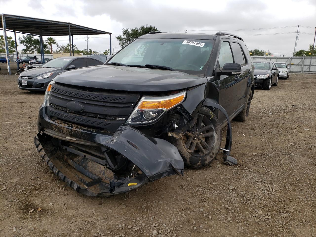 Photo 2 from auction – 2014 FORD EXPLORER X with VIN 1FM5K7D86EGB01367