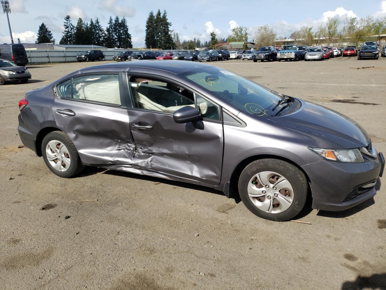 Photo 9 from auction – 2015 HONDA CIVIC LX with VIN 19XFB2F53FE705992