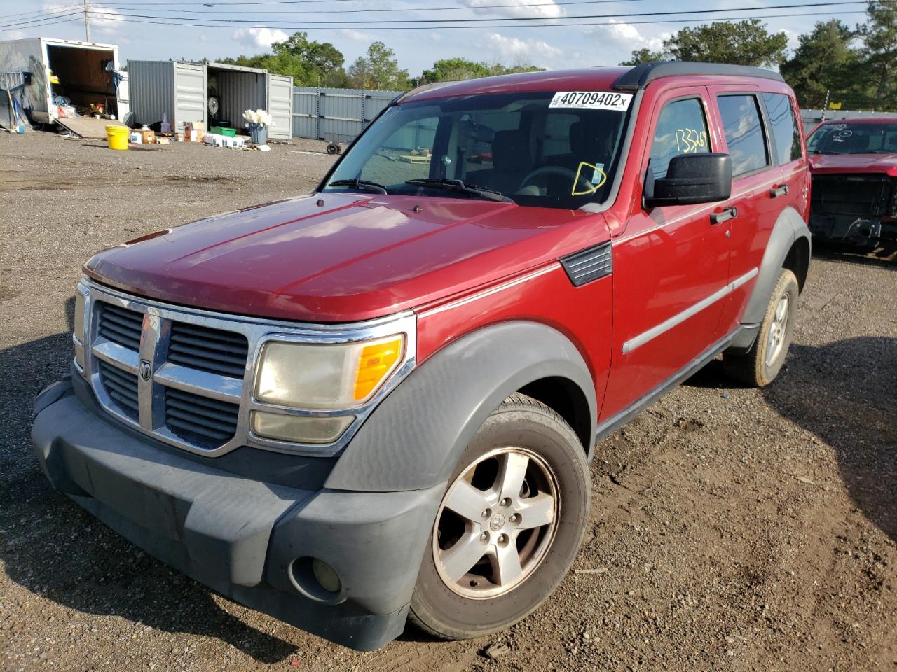 Photo 2 from auction – 2007 DODGE NITRO SXT with VIN 1D8GT28K57W596223