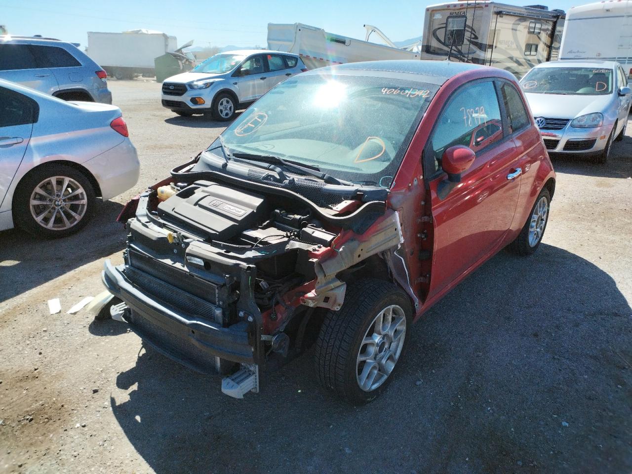 Photo 2 from auction – 2012 FIAT 500 pop with VIN 3C3CFFAR3CT101573