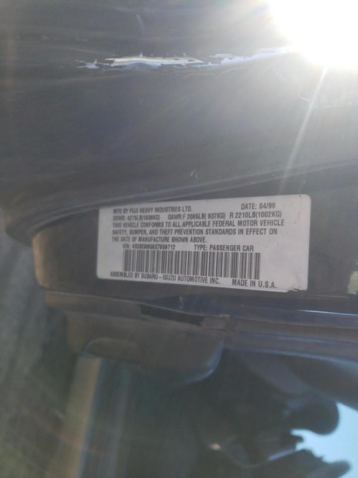 Photo 10 from auction – 1999 SUBARU LEGACY OUT with VIN 4S3BG6856X7659712