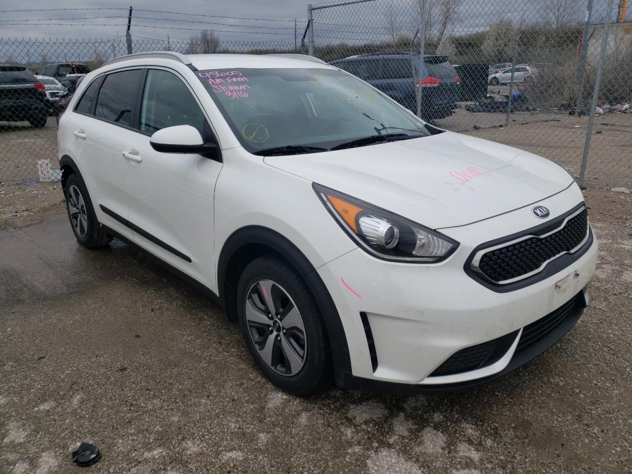 KIA NIRO FE 2017 with VIN KNDCB3LCXH5076953 - Photo from auction