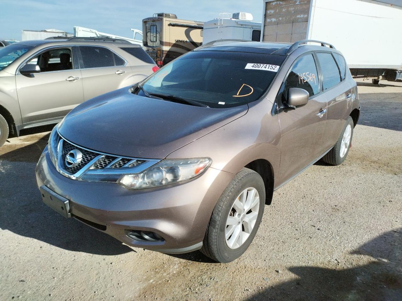 Photo 2 from auction – 2011 NISSAN MURANO S with VIN JN8AZ1MW9BW152295