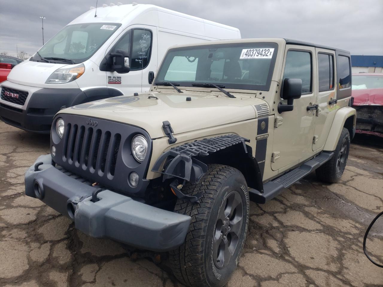 Photo 2 from auction – 2017 JEEP WRANGLER U with VIN 1C4BJWDG0HL563270