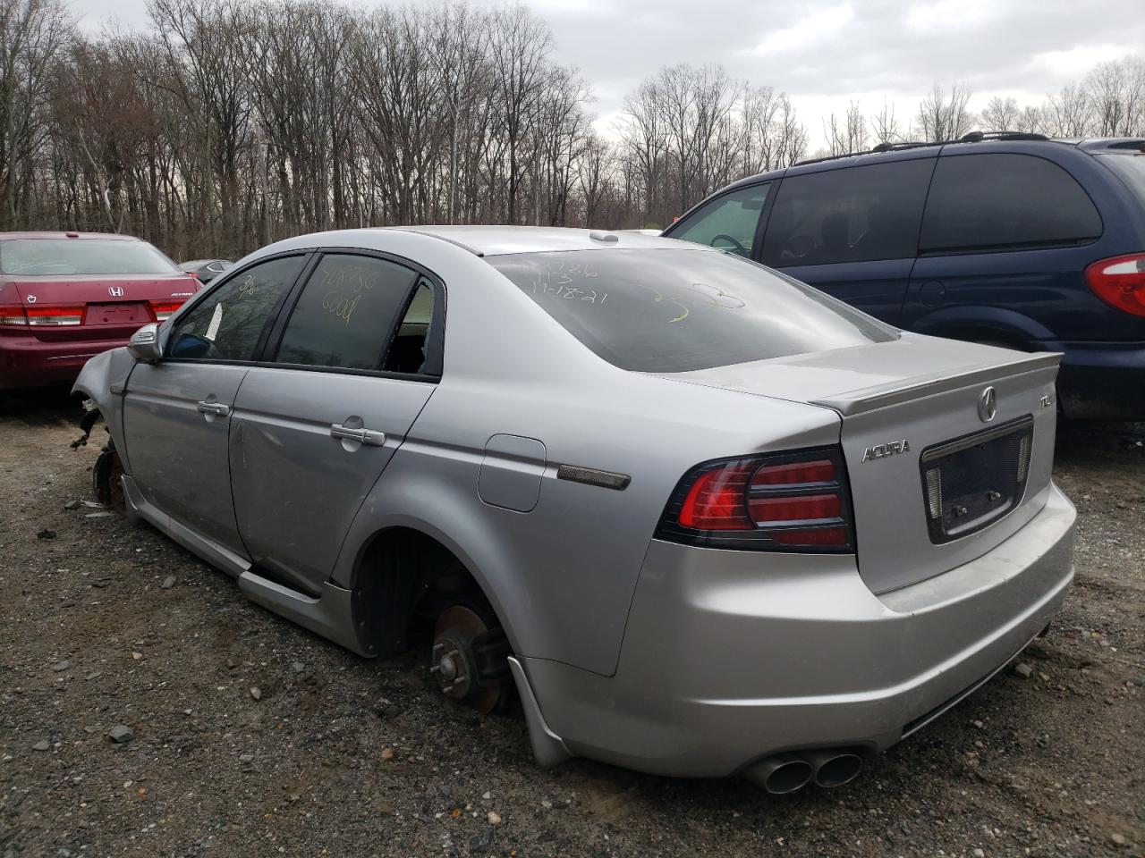 Photo 3 from auction – 2008 ACURA TL TYPE S with VIN 19UUA76508A025255