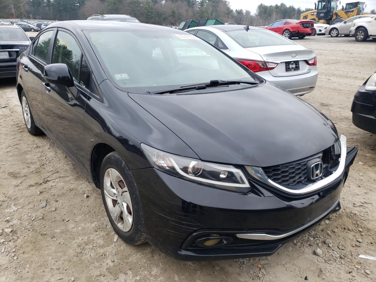 HONDA CIVIC LX 2013 with VIN 2HGFB2F58DH500526 - Photo from auction