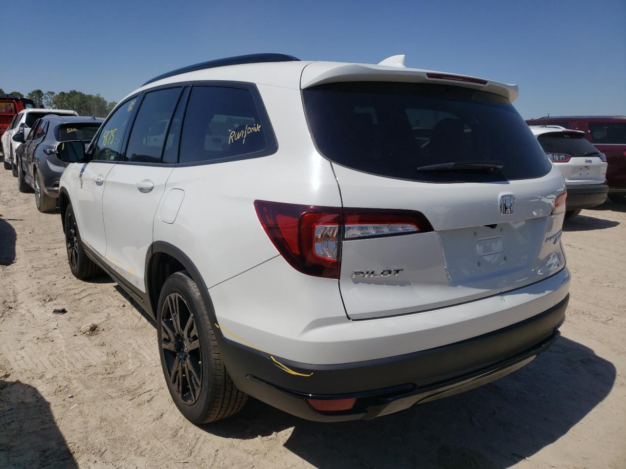 Photo 3 from auction – 2021 HONDA PILOT BLAC with VIN 5FNYF6H70MB016650